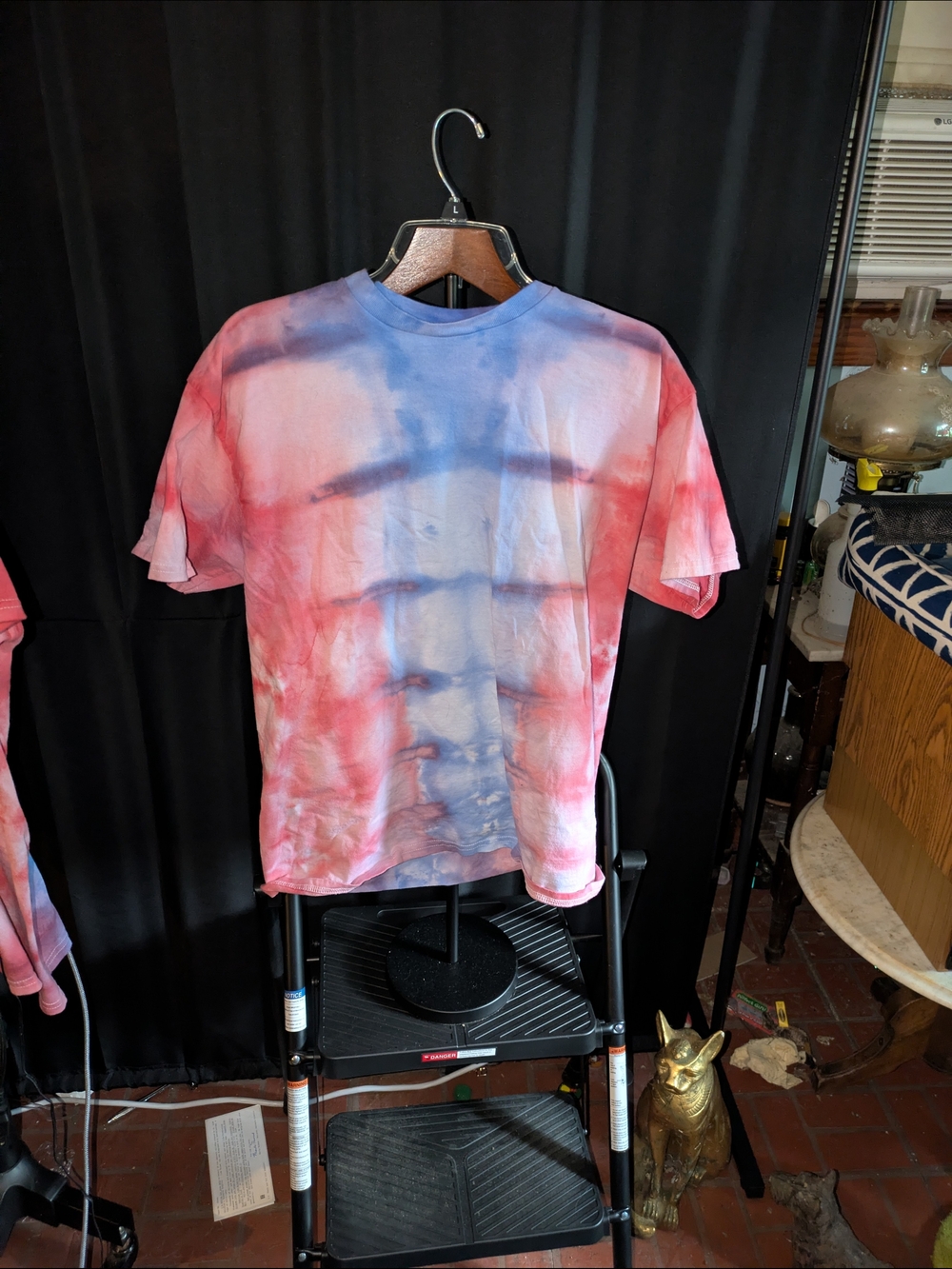 UNISEX Size Large Multicolor Handmade Tie Dye T-Shirt #14
